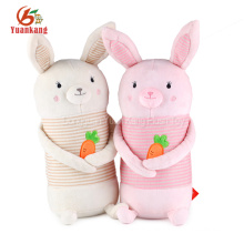 OEM custom promotional long ear stuffed animal bunny plush toy for easter holiday